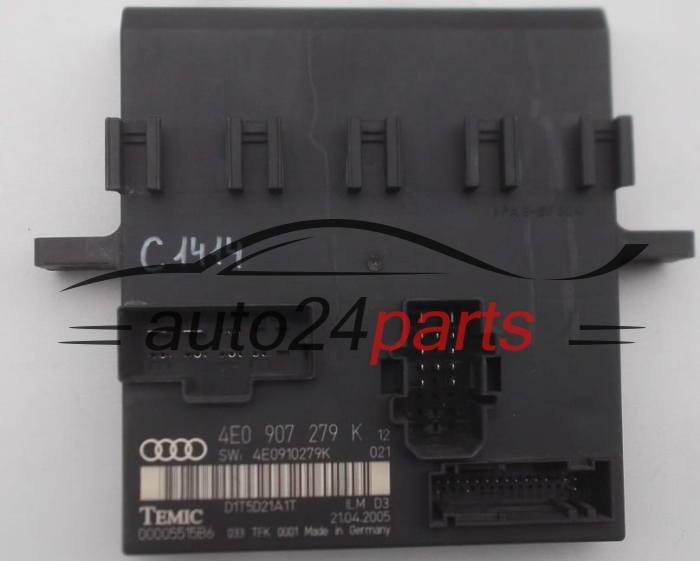 Mονάδα ελέγχου άνεσης  AUDI A8 S8 TEMIC 0000551586, 4E0 907 279 K