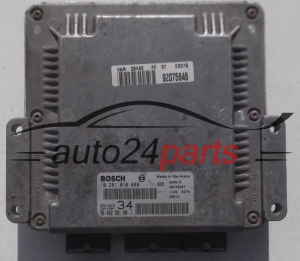 ECU ENGINE CONTROLLER PEUGEOT 607 2.2 HDI BOSCH 0 281 010 880, 0281010880, 96 482 681 80, 9648268180, EDC15C2 34