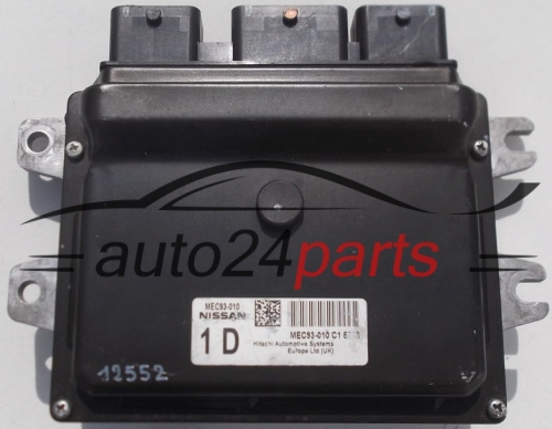 ECU ENGINE CONTROLLER NISSAN MICRA MEC93-010, MEC93010, 1D, C1 