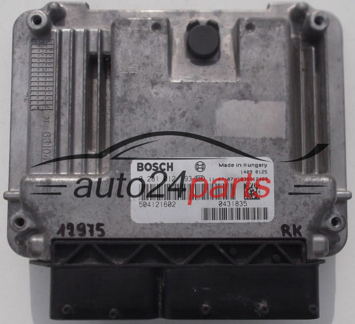 CENTRALINA DO MOTORE IVECO DAILY 3.0 HDI BOSCH 0281012193, 0 281 012 193, 504121602, 1039S12469