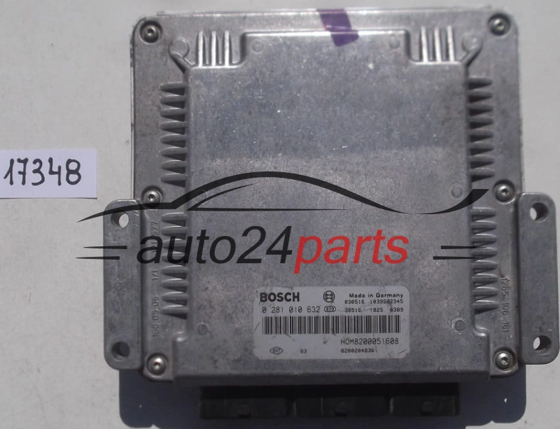 Μονάδα Ελέγχου Κινητήρα RENAULT TRAFIC 1.9 DCI BOSCH 0 281 010 632