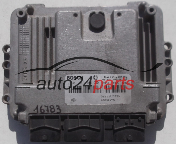 CENTRALINA DO MOTORE RENAULT MEGANE 1.9 DCI BOSCH 0 281 010 769, 0281010769, 8200263396, 8200285406, 1039S01347