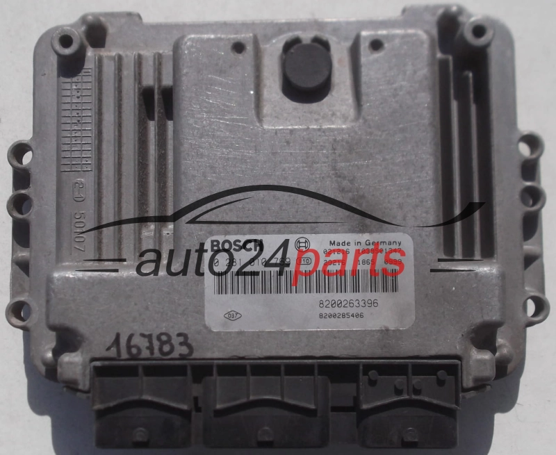 CENTRALINA DO MOTORE RENAULT MEGANE 1.9 DCI BOSCH 0 281 010 769, 0281010769, 8200263396, 8200285406, 1039S01347