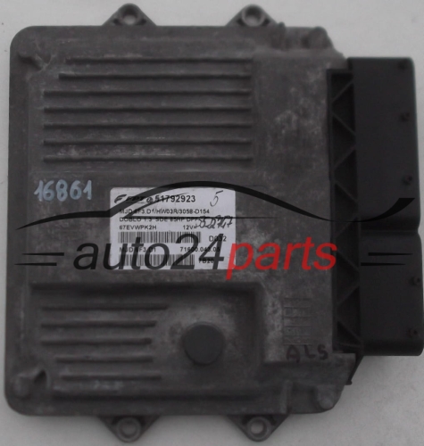 CENTRALINA DO MOTORE FIAT DOBLO 1.3 JTD MAGNETI MARELLI MJD 6F3.D1, MJD6F3D1, FPT 51792923, 71600.043.05, 7160004305