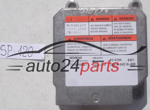 STEROWNIK MODUL PODUSZEK POWIETRZNYCH OPEL AGILA SIEMENS 5WK43457
