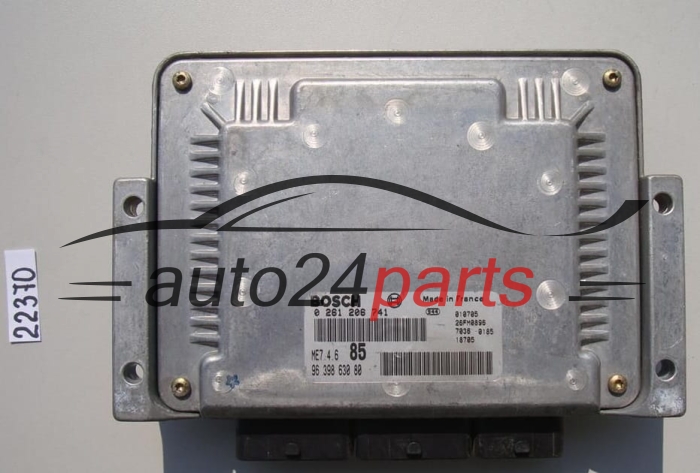 Μονάδα Ελέγχου Κινητήρα CITROEN PEUGEOT 3.0 V6 BOSCH 0 261 206 741, 0261206741, 96 398 630 80, 9639863080