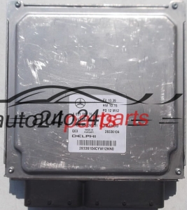 ECU CENTRALITA DE MOTOR MERCEDES W246 2.2 CDI DELPHI 28336104, A 651 900 76 00, A6519007600, A 651 901 06 01, A6519010601, CRD3.40 