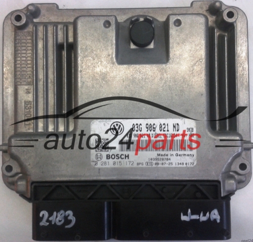 calculateur moteur pour vw volkswagen touran  1.9 tdi 