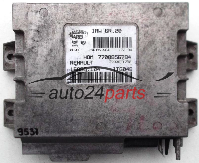 Μονάδα Ελέγχου Κινητήρα RENAULT TWINGO 1.2 MAGNETI MARELLI IAW 6R.20, IAW6R20, 7700856784, 7700871780, 16085.104, 16085104