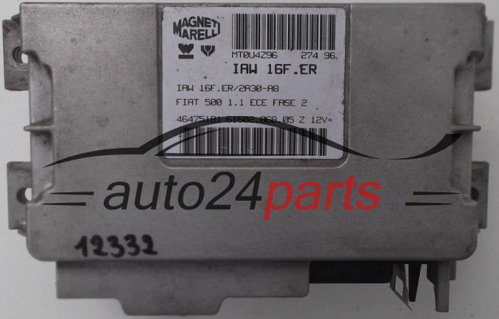 CENTRALINA DO MOTORE FIAT CINQUECENTO 500 1.1 MAGNETI MARELLI IAW 16F.ER, IAW16FER, 46475181, 61602.068.05, 6160206805