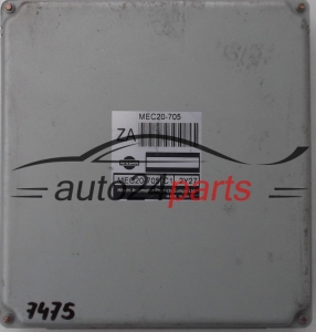 MOTORSTEUERGERÄT ECU STEUERGERAT NISSAN ALMERA 1.5 MEC20-705, MEC20705, C1, 2Y27, ZA