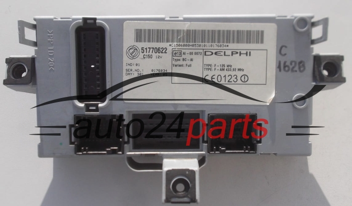 CENTRALKA MODUL STEROWNIK FIAT DOBLO 188 1.9 JTD DELPHI 51770622 