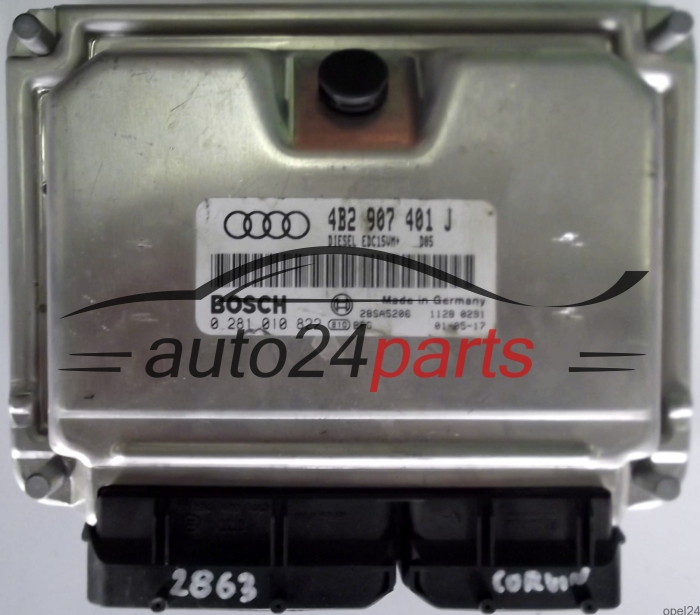 ECU CENTRALITA DE MOTOR AUDI A6 2.5 TDI 4B2907401J