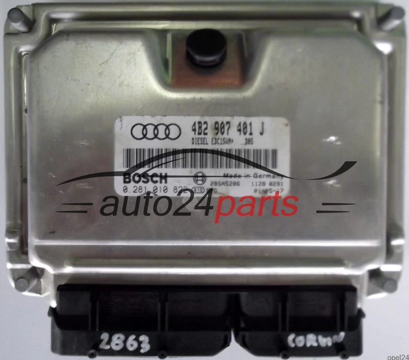 ECU CENTRALITA DE MOTOR AUDI A6 2.5 TDI 4B2907401J