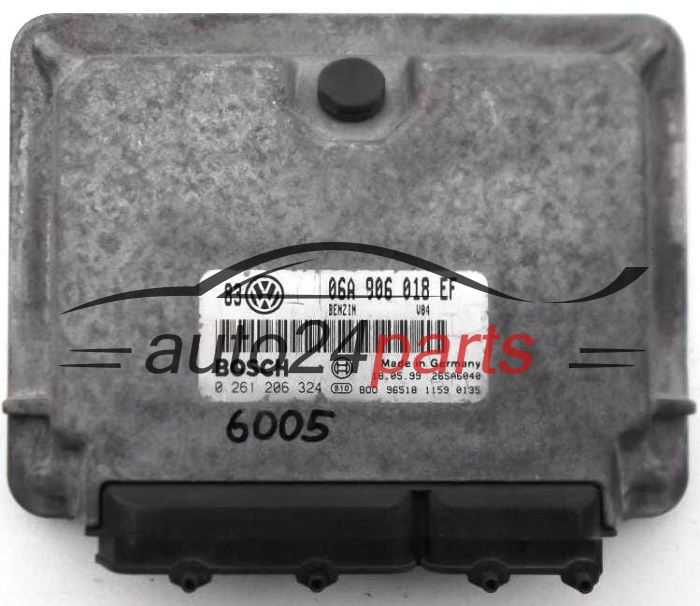 CENTRALINA DO MOTORE VW VOLKSWAGEN GOLF IV 4 BORA 2.0 8V 06A 906 018 EF, 06A906018EF, BOSCH 0 261 206 324, 0261206324