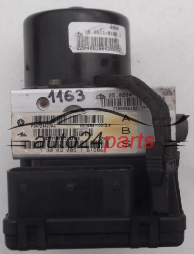 ABS POMPA I STEROWNIK CHRYSLER VOYAGER ATE 10.0511-8186.1, 10051181861, P04721427AC, ATE 25.0204-0613.4, 25020406134, 25.0204-0618.3, 25020406183, 04686702AAC, 25.0946-0197.3, 25094601973 