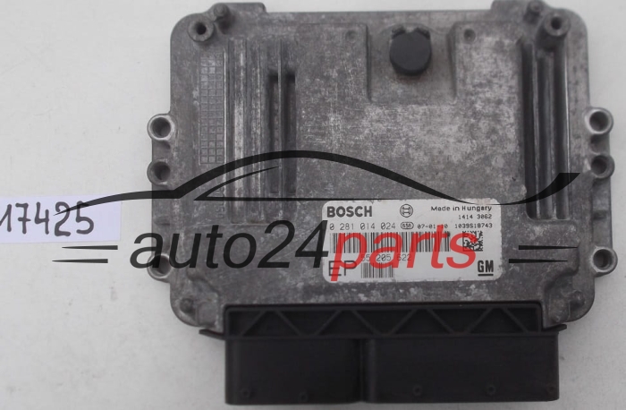 Μονάδα Ελέγχου Κινητήρα OPEL ASTRA ZAFIRA 1.9 CDTI BOSCH 0 281 014 024, 0281014024, GM 55 205 622 EP