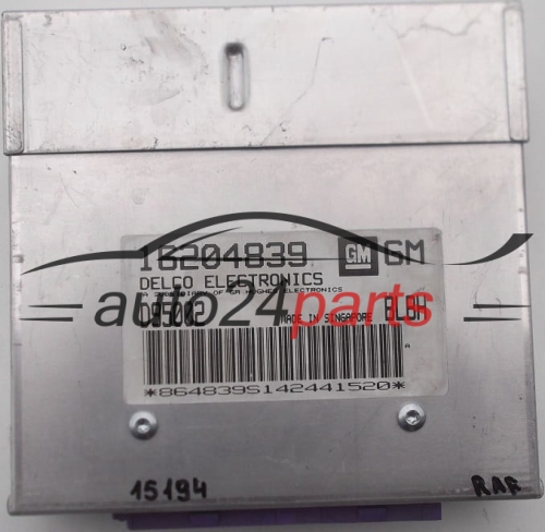 ECU CENTRALITA DE MOTOR OPEL VECTRA 1.8 DELCO 16204839 GM, 16204839GM, D95002, BLBH