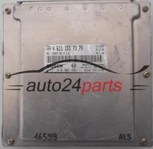Μονάδα Ελέγχου Κινητήρα MERCEDES C220 2.2CDI, BOSCH 0 281 010 607, 0281010607, A 611 153 73 79, A6111537379