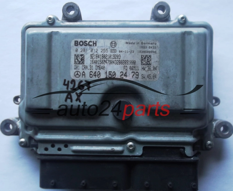 MOTORSTEUERGERÄT ECU STEUERGERAT MERCEDES W169 A180 1.8 CDI A6401502479