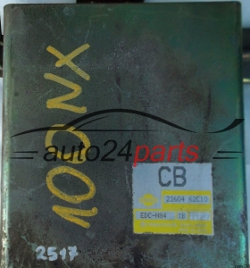 MOTORSTEUERGERÄT ECU STEUERGERÄT NISSAN 100NX 1.6 2260462C10 CB, 22604 62C10 EDC-N84 1B
