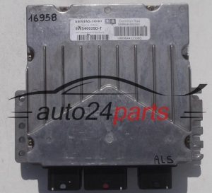 KOMPUTER STEROWNIK SILNIKA CITROEN, PEUGEOT 2.0 HDI SIEMENS 5WS40025D-T, 5WS40025DT, SW9644860380, HW9644323980 - 