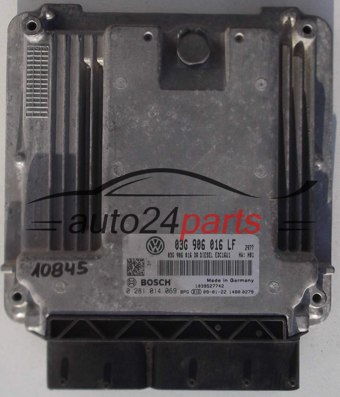 KOMPUTER STEROWNIK SILNIKA VOLKSWAGEN CADDY BOSCH 0 281 014 069, 03G 906 016 LF