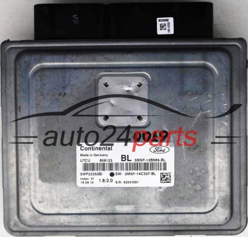 Μονάδα Ελέγχου Κινητήρα  FORD FOCUS 2.0 Continental 5WP22350BI, 5M5P-12B565-BL,  5M5P-14C337-BL