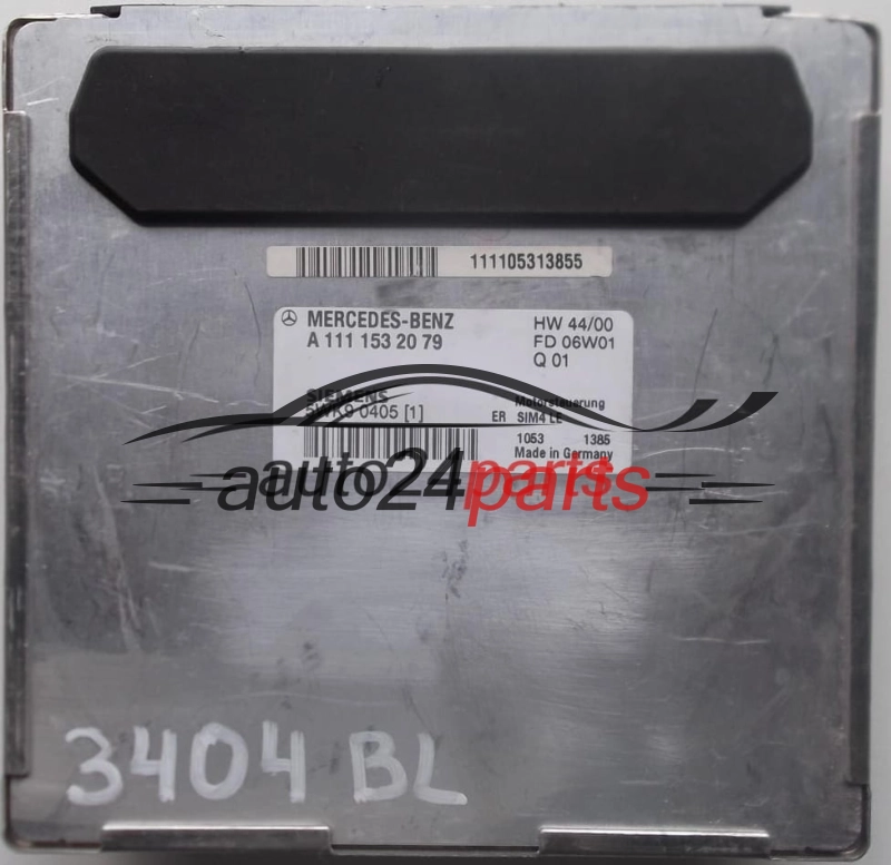 MERCEDES W170 SLK 230 SIEMENS 5WK90405 (1), 5WK9 0405 (1), A1111532079, A 111 153 20 79