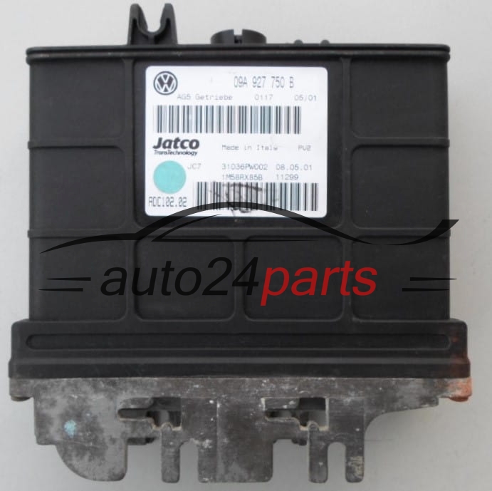 Getriebesteuergerät Steuergerät Automatik Getriebe  VOLKSWAGEN 5.0 TDI Jatco ADC102.02,  09A 927 750 B