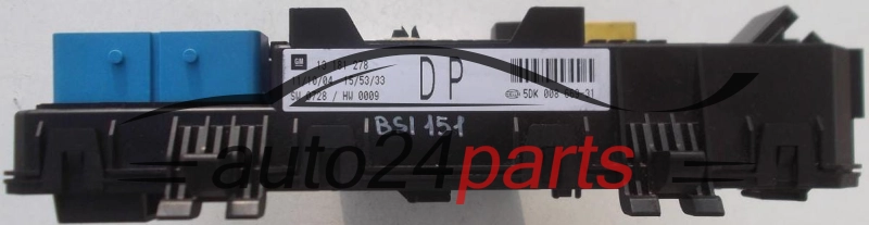 Scatola dei fusibili relè fusibile scatola BSI OPEL ASTRA H ZAFIRA B GM 13 181 278 DP