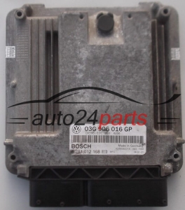 CENTRALINA MOTORE VOLKSWAGEN CADDY 2.0 SDI BOSCH 0 281 012 168, 0281012168, 03G 906 016 GP, 03G906016GP, EDC16U1 