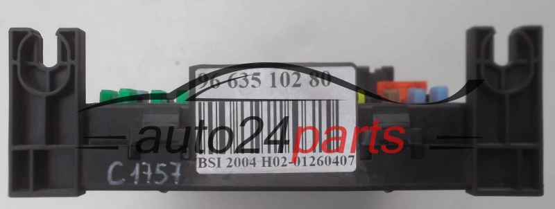 CENTRALKA MODUL STEROWNIK KOMFORTU BSI CITROEN C4 C5 C6 PEUGEOT 307 407 607 9663510280, 96 635 102 80, BSI 2004 H02-01 210906