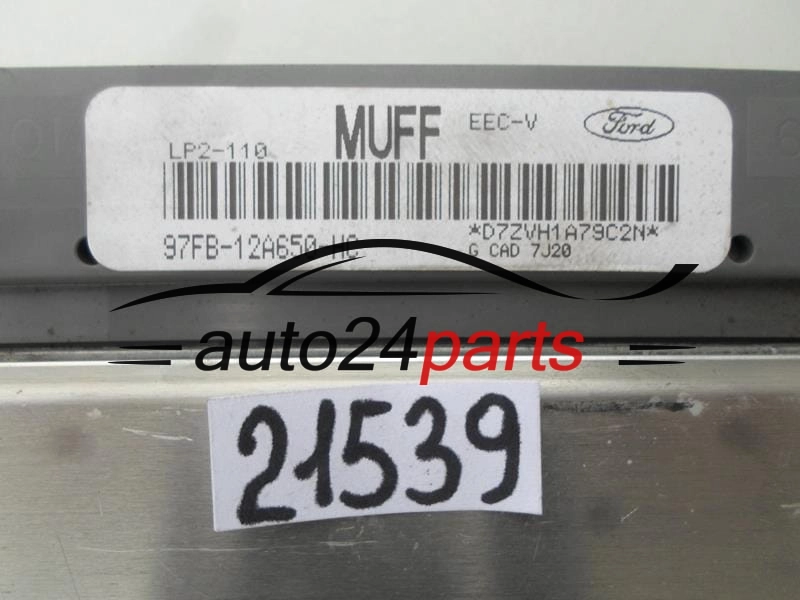 FORD PUMA 1.7 16V, 97FB12A650HC, MUFF