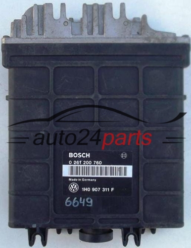CENTRALITA DE MOTOR VW VOLKSWAGEN GOLF VENTO 1.8 BOSCH 0 261 200 760, 0261200760, 1H0907311F, 1H0 907 311 F