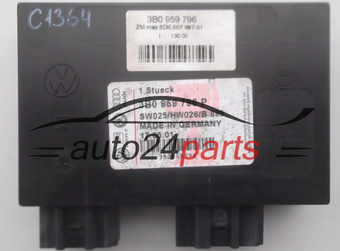 CENTRALITA DE CONFORT VW SEAT SKODA HELLA 5DK 007 697-01, 3B0 959 796 P
