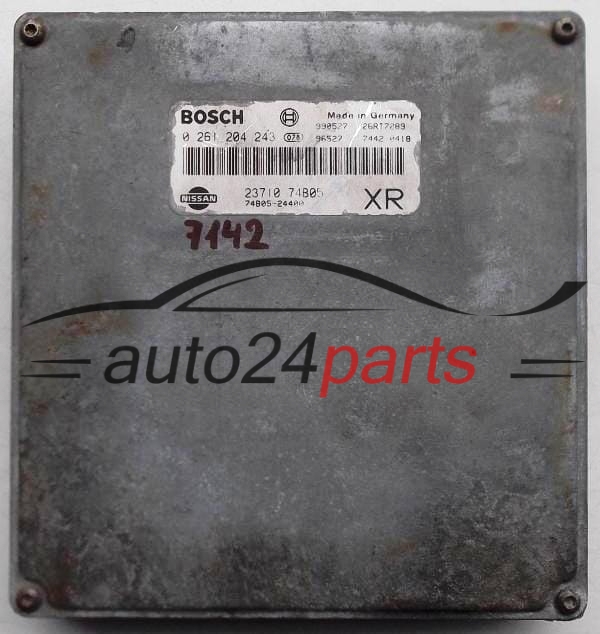 CENTRALINA MOTORE NISSAN MICRA 1.0 BOSCH 0 261 204 243,  23710 74B05