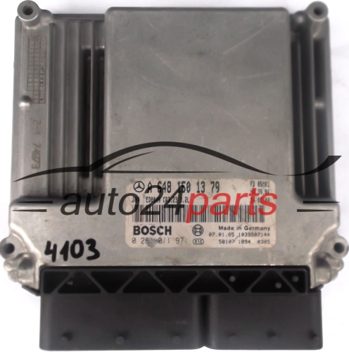 ECU ENGINE CONTROLLER MERCEDES W211 320 3.2 CDI A6481501379, 6481501379, A 648 150 13 79 BOSCH 0281011971, 0 281 011 971