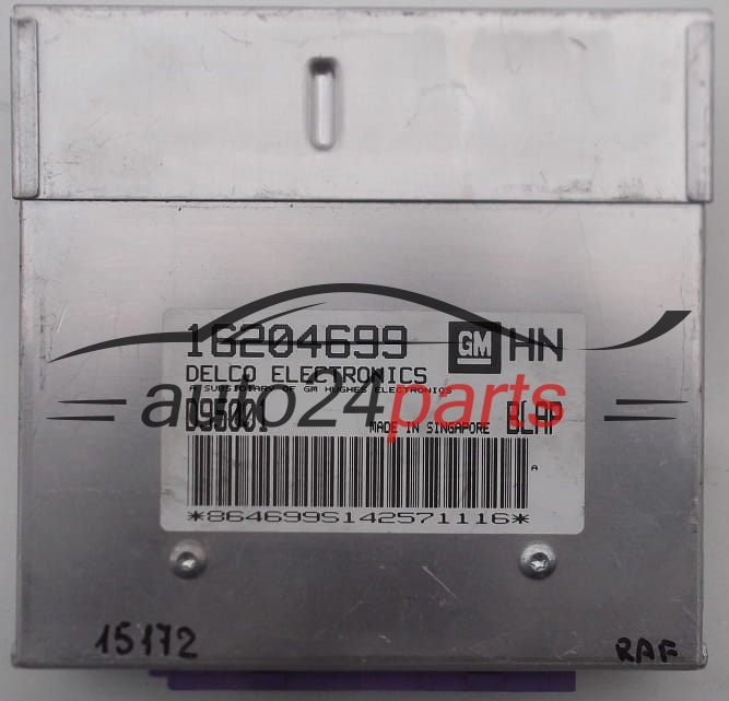 KOMPUTER STEROWNIK SILNIKA OPEL ASTRA 1.4, 16204699 HN
