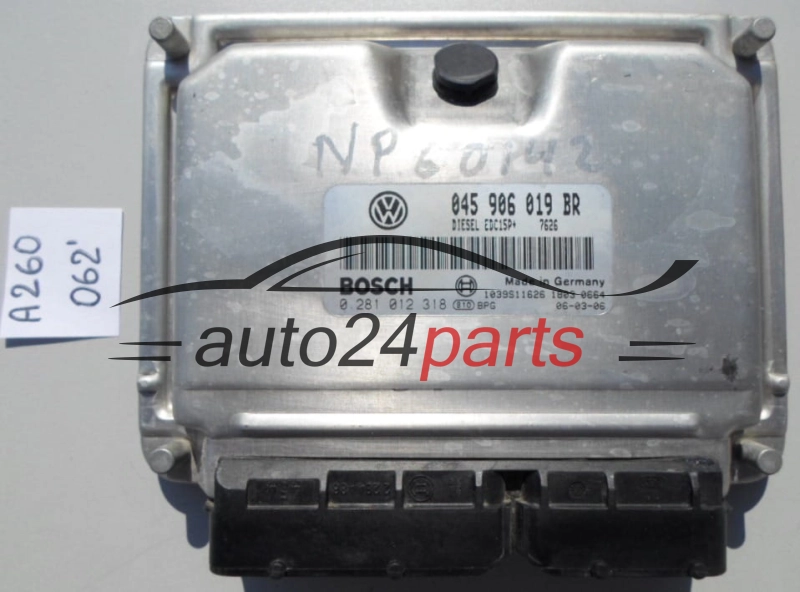 Centralita de motor Seat Ibiza Skoda Fabia Octavia 1.4 TDI BNM 045906019BR Bosch 0281012318 1039S11626