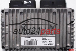 ECU CENTRALITA DE MOTOR PEUGEOT 807 CITROEN C8, SIEMENS S118047506 D, S118047506D, 9650010580 BVA, 9650010580BVA 