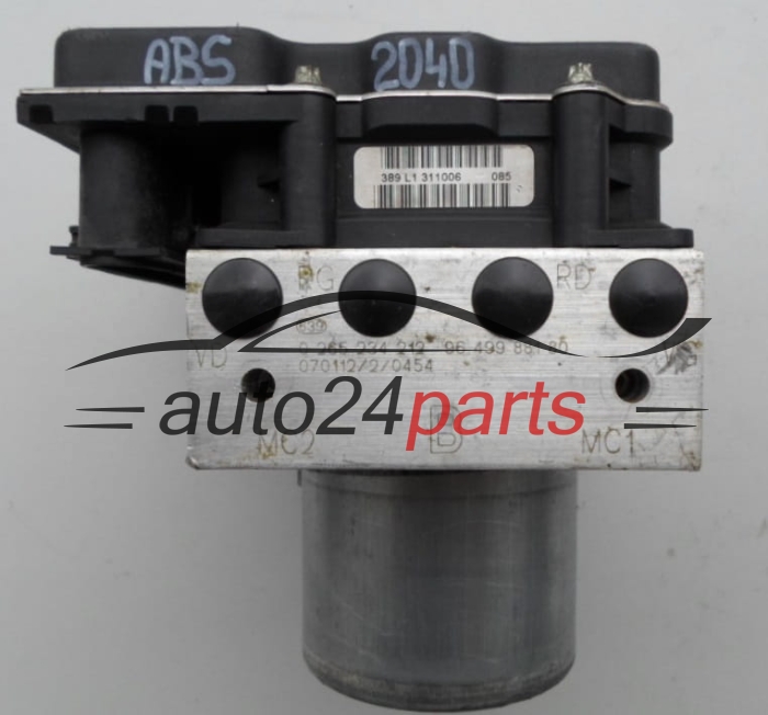 Αντλία αβς FIAT SCUDO BOSCH 0 265 234 212, 0265234212, 96 499 881 80