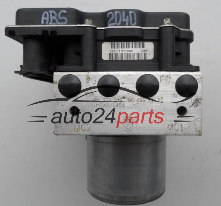 Αντλία αβς FIAT SCUDO BOSCH 0 265 234 212, 0265234212, 96 499 881 80