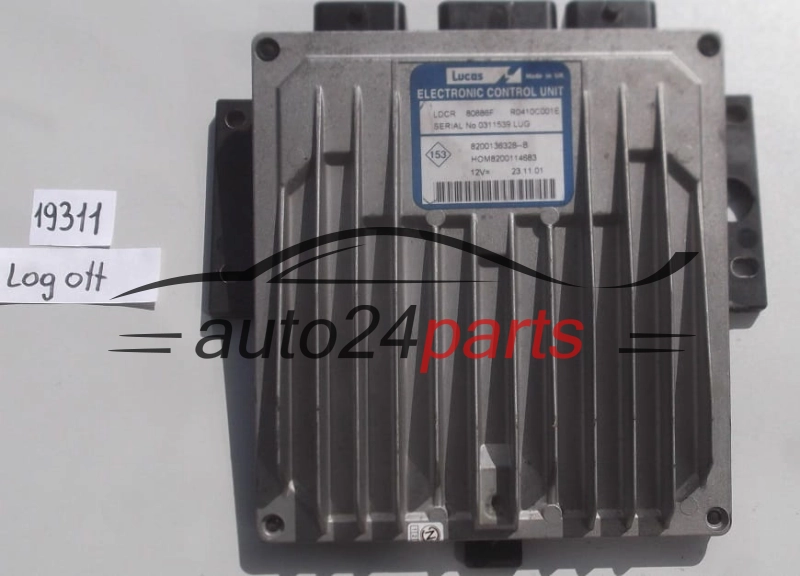 Sterownik silnika Renault Clio 1.5 DCI R0410C001E HOM8200114683