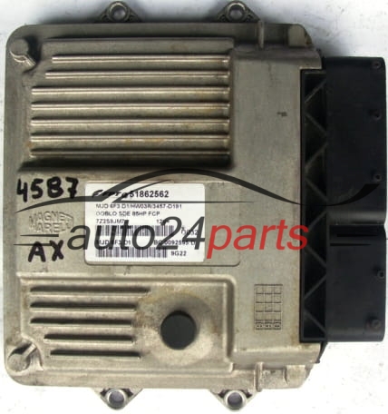 KOMPUTER STEROWNIK SILNIKA FIAT DOBLO 1.3 JTD MAGNETI MARELLI MJD 6F3.D1, MJD6F3D1, FPT 51862562, BC.0092505.D, BC0092505D