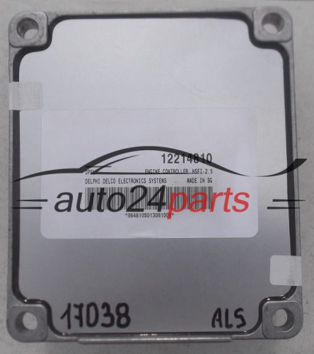 ECU ENGINE CONTROLLER OPEL MERIVA 1.4 1.6 DELPHI DELCO 12214810, HSFI-2.5
