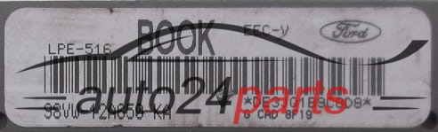 CALCULATEUR MOTEUR FORD GALAXY VISTEON 98VW-12A650-KA