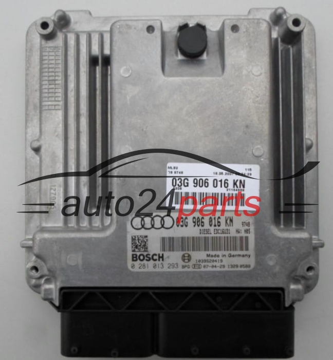 ECU CENTRALITA DE MOTOR AUDI A4 2.0 TDI BOSCH 0 281 013 293,  03G 906 016 KN