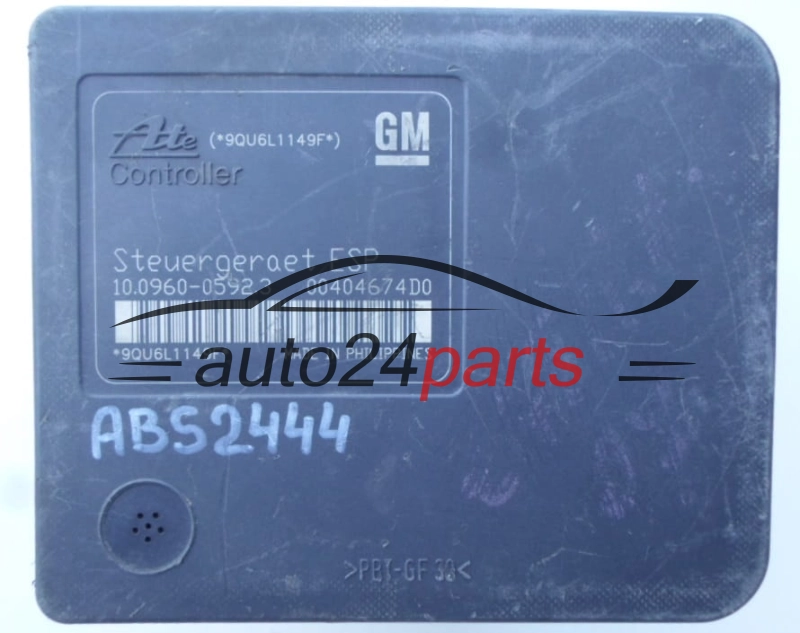 ABS POMPA I STEROWNIK OPEL ASTRA H ZAFIRA B GM 13 244 860 BJ, 13244860, ATE 10.0208-0294.4, 10020802944, 10.0960-0592.3, 10096005923