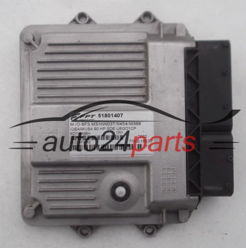 FIAT IDEA LANCIA MUSA 1.3 JTD SDE 51801407, MJD6F3M3, MJD 6F3.M3, 71600.186.00, 7160018600